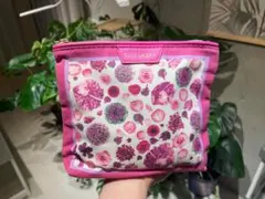 【ほぼ未使用・大容量】ESTEE LAUDER 花柄ポーチ 20cm x15cm