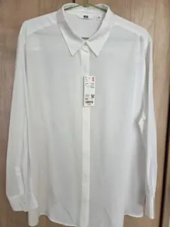 【未使用】UNIQLO 3XL ホワイト 長袖シャツ
