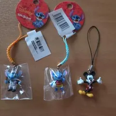 スティッチ・ミッキー ストラップセット