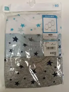 ●新品未使用品●　西松屋　星柄ノースリーブシャツ3枚組