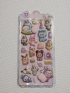 LABUBU 動物キャラクターシール
