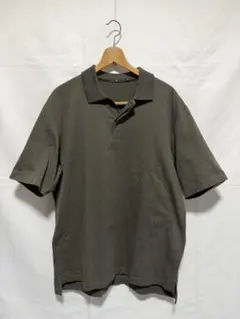 【人気】ユニクロ +J ポロシャツ グリーン ビッグシルエットのサムネイル
