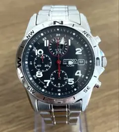ウ*ン様 セイコーSEIKOクロノグラフ、7T92-0DX0 黒文字盤　腕時計