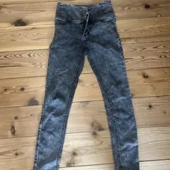 レディース　スキニーデニムパンツ　グレーのサムネイル