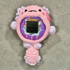 ぽ*言様 たまごっちパラダイス たまパラ カバー ケース ハンドメイド 手編み