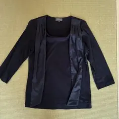 field dream 七分袖 カットソー ネイビー Lサイズのサムネイル