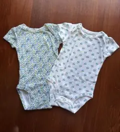 carter's 花柄ロンパース3m 2枚セット