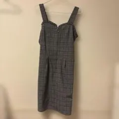 MAJESTIC LEGON チェック柄キャミソールワンピース