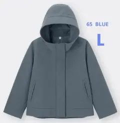 GU コージーメルトンショートフーディコート