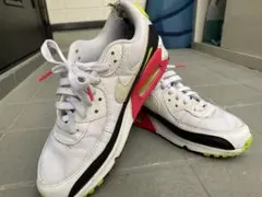 Nike Air Max 90 ホワイト/ブラック/ピンク/イエロー