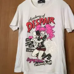 ダンガンロンパ　江ノ島盾子チャンTシャツLISTEN FLAVOR やや汚れありのサムネイル