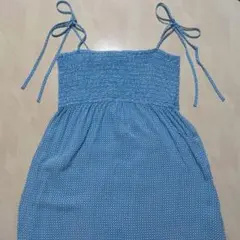 ユニクロ　マキシ丈シャーリング　SUMMERワンピ