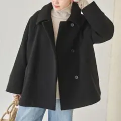 スピック＆スパン W/Nyモッサステンカラーショートコート 38