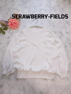 STRAWBERRY-FIELDS　アンサンブル風　レース　ニットのサムネイル