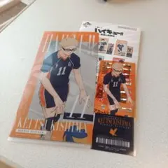 ハイキュー!! 一番くじ最強の挑戦者 月島蛍 チケットケース＆クリアカードセット