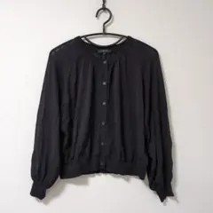 COMME CA ISM コムサイズム ベーシック クルーネックカーディガン Fのサムネイル