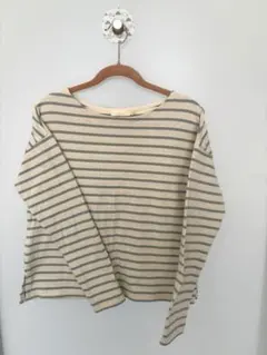 earth music&ecology M ボーダーカットソー