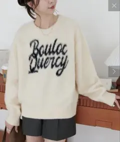 フェザーヤーンロゴプルオーバー