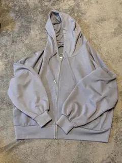 しまむら レディースパーカー 青 ブルー Mサイズ