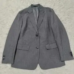24年製　UNIQLO　テーラードジャケット　リラックスフィット　グレー　M