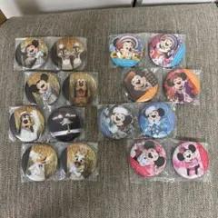 【値下げ】ディズニーキャラクター 缶バッジ 16個セット