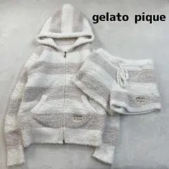 gelato pique ルームウェア　ボーダー　もこもこ　パジャマ