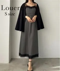 Louere　レーストリミングセミフレアキャミワンピース　Sサイズ　美品