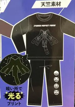 ポケモン　ジガルデ　Zygarde 光る 長袖パジャマ　天竺素材　110cm