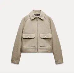 ZARAソフトジップアップジャケット