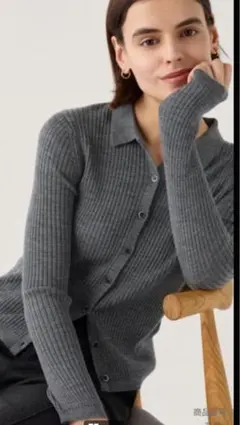 リノリブポロカーディガン M