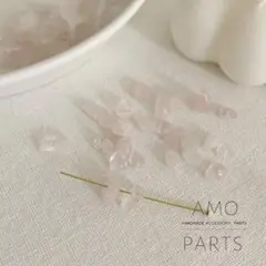 ローズクォーツ 天然石 さざれ石 穴あり