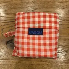 廃盤 BAGGU エコバッグ 赤 ギンガムチェック
