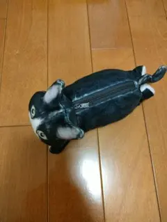 黒猫ファスナー付きポーチ