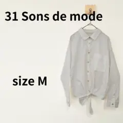31 Sons de mode　ブラウス　シャツ　Mサイズ　843のサムネイル