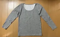 しまむらファイバーヒート　 インナー　グレー　L