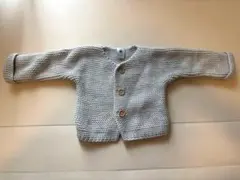 【美品】プチバトー　オーガニックコットン カーディガン