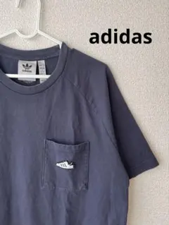 レア✨ adidas アディダスオリジナルス ポケットTシャツSトレフォイル刺繍