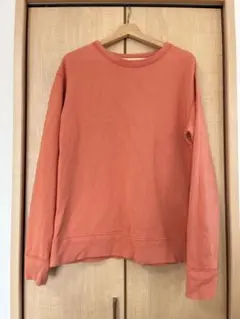 LADY WHITE CO. オレンジ クルーネック トレーナー スウェット L