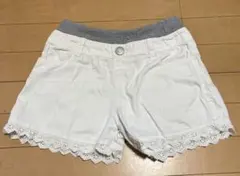 MPS ショートパンツ　サイズ130 ホワイトデニム