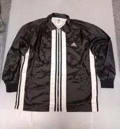 adidas ストライプナイロンジャケット サイズ O