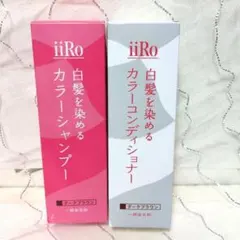 iiRoアートネイチャー白髪を染めるカラーシャンプー&コンディショナーのサムネイル
