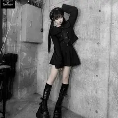 DimMoire ディムモアール レフレム ロゴ 刺繍 セーラー セットアップ