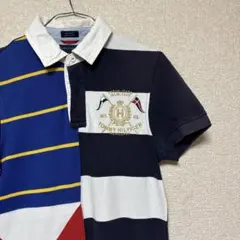 【希少】　TOMMY HILFIGER ポロシャツ マルチカラー XS