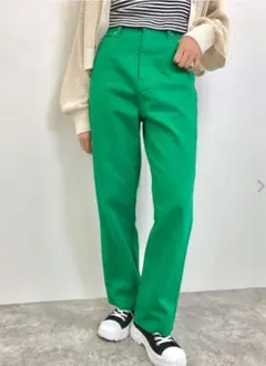 INGNI　ハイウエストデニムパンツ　SIZE：フリー