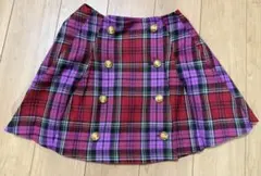 ジェーンマープル タータンチェックミニスカート