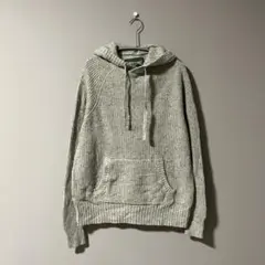 AMERICAN EAGLE グレー フーディ 【XS】ニットパーカー