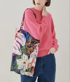manipuri プリントトートバッグ ボタニカルガーデンのサムネイル