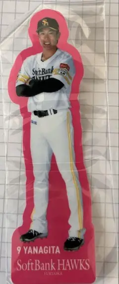 福岡ソフトバンクホークス ダイカットクリアステッカー　9 柳田悠岐