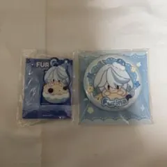 原神 フリーナ タオバオ特典 缶バッジ アクリルブロック セット ④