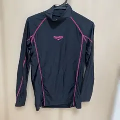 DUARIG ハイネック長袖ウェア L ブラック/ピンク